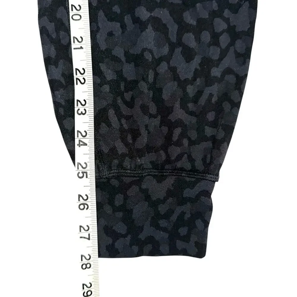 Lululemon Align Black Gray Camo High Rise Joggers 8 in Incognito Camo Multi Gray
